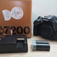 Fotocamera reflex Nikon D7200 (39 mila scatti)