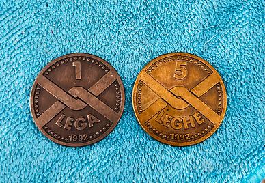 Monete-medaglie- Lega Nord 1992