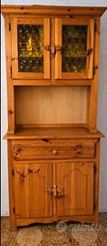 Credenza + tavolo +panche in legno