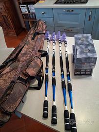 Canne da pesca con mulinello