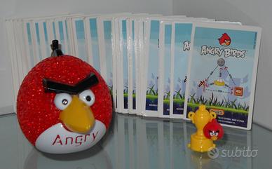 ANGRY BIRDS - LOTTO DI GADGET E 145 SCHEDE