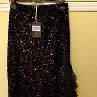 elegante gonna con paillettes 