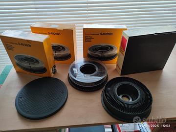 6 caricatori Kodak Carousel S-AV2000 diapositive