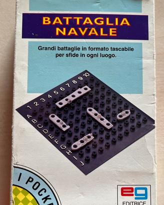 Gioco Battaglia Navale - I Pocket- Editrice Giochi