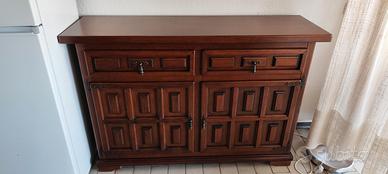 Credenza/madia in legno massello stile spagnolo