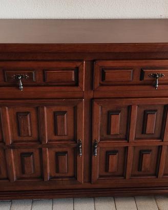 Credenza/madia in legno massello stile spagnolo