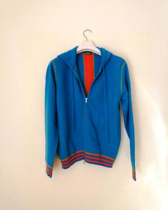 giacca cappuccio vintage unisex taglia S Benetton 