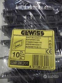 Supporto placca plastica gw24201 gewiss