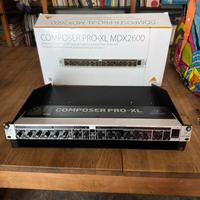BEHRINGER COMPOSER PRO-XL MDX2600 compressore rack