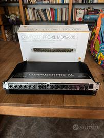 BEHRINGER COMPOSER PRO-XL MDX2600 compressore rack