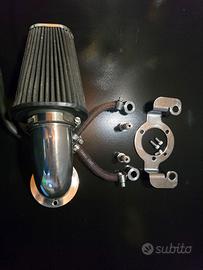 FILTRO ARIA CONICO K&N 90° CROMATO