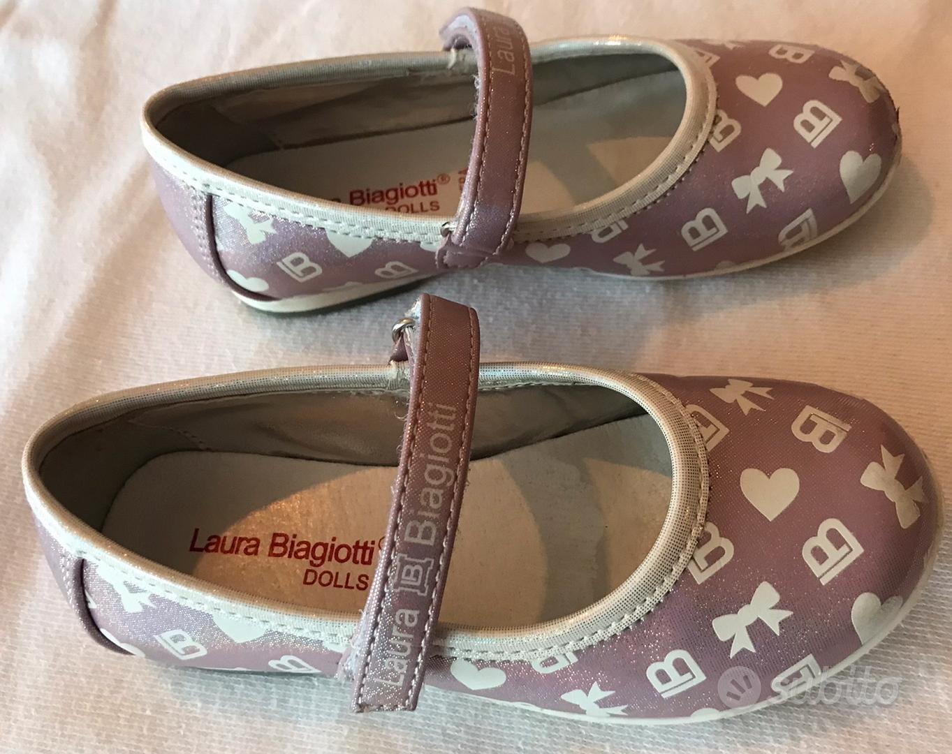 Scarpe bambina Laura Biagiotti ballerine rosa 25 Tutto per i bambini In vendita a Lecco