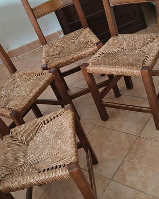 Sedie in legno massello