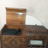 MOBILE RADIO ANTICA GIRADISCHI VINTAGE
