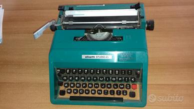 olivetti macchina da scrivere 