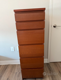 Cassettiera Ikea Malm Con Specchio 40x28x123 Smont
