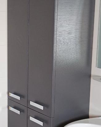 Mobile armadio bagno grigio