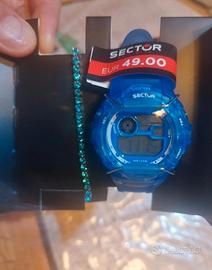 Orologio Sector e bracciale tennis nuovi.