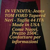Jeans TOM FORD “Tapered” - MADE IN USA - Taglia 44