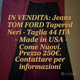 Jeans TOM FORD “Tapered” - MADE IN USA - Taglia 44