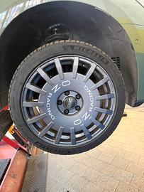 CERCHI OZ RACING CON GOMME TERMICHE  MICHELIN P