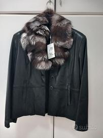 Giacca Donna Vera Pelle Nappa - Leather NUOVA - 50