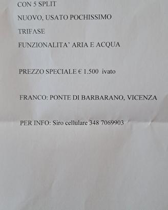 impianto pompa di calore daikin