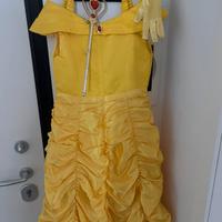 Vestito carnevale bimba 6/8 anni principessa Belle