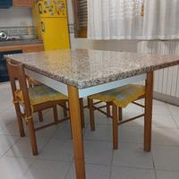 tavolo cucina granito rosa