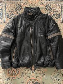 Bomber leather jacket
