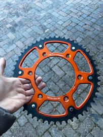 Corona ktm by supersprox arancione 52 denti