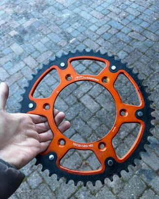 Corona ktm by supersprox arancione 52 denti