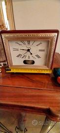 Orologio da tavolo legno/argento 925