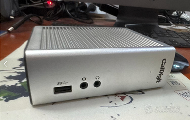 Thunderbolt dock Caldigit pro perfetto x Apple Mac