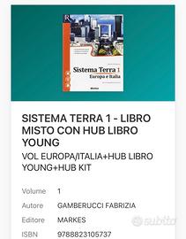 SISTEMA TERRA 1 - LIBRO MISTO CON HUB LIBRO YOUNG
