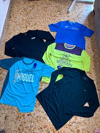 Lotto 5 Maglie Tecniche Sport / Running Uomo - Tag
