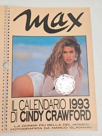 Calendario Cindy Crawford 1993 da edicola