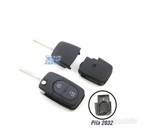 ALLOGGIAMENTO CHIAVE AUDI QUADRATA 2 PULSANTI CON 