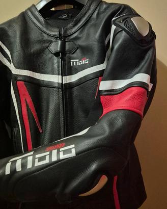 Giubbotto da moto in pelle 