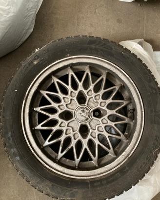 4 cerchi in lega con 4 gomme FULDA invernali 185/6