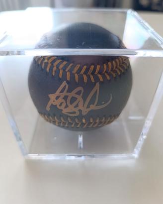 Palle nere MLB autografate Tatis Jr, Piazza