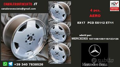 Cerchi aero AMG 8x 17 5x112 et11 mercedes