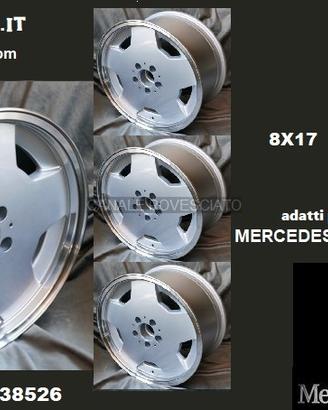 Cerchi aero AMG 8x 17 5x112 et11 mercedes
