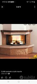 Camino a legna 18Kw Clam 