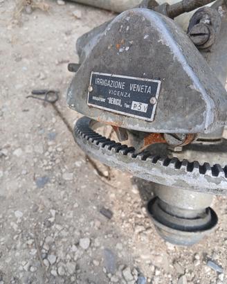 Getto e cavalletto per irrigazione 