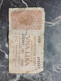 biglietto di stato da una lira 1944