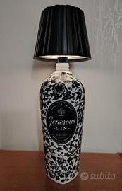 bottiglia gin generous lampada