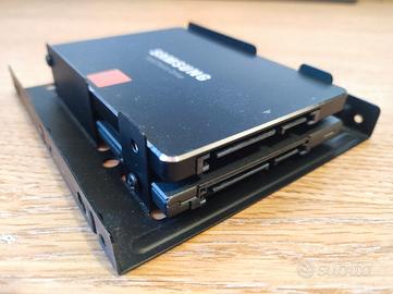 Adattatore Dual SSD/HDD 2.5" a 3.5"