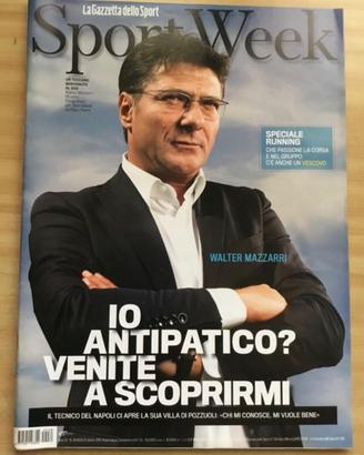 Sportweek 22/10/11 Walter Mazzarri Napoli