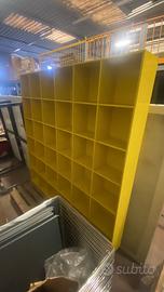 Libreria giallo gialla mobile grande capiente casa